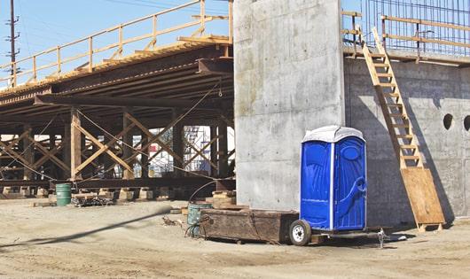 toilets at a work site to promote productivity and comfort